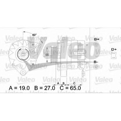 Foto Alternador VALEO 433489