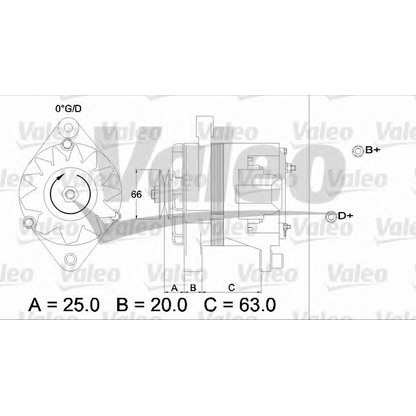 Foto Alternador VALEO 436103