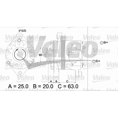 Foto Alternador VALEO 436111