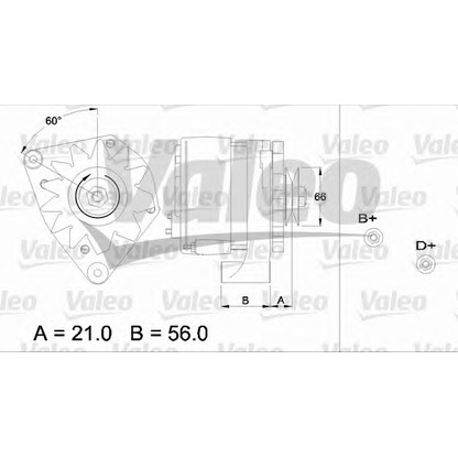 Photo Alternator VALEO 436132