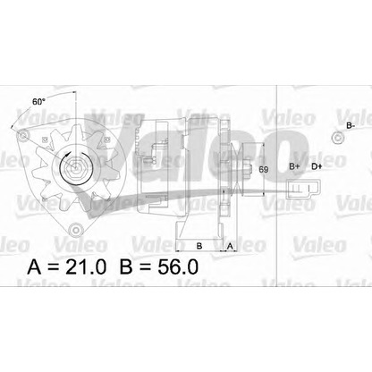 Foto Alternatore VALEO 436146