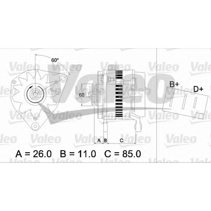 Photo Alternator VALEO 436169