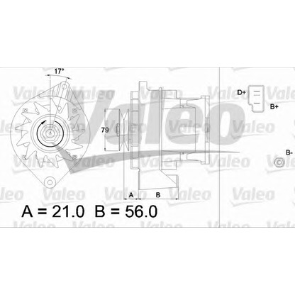 Foto Alternatore VALEO 436197