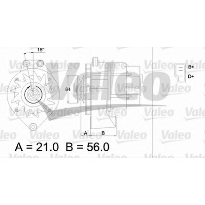 Foto Alternatore VALEO 436219