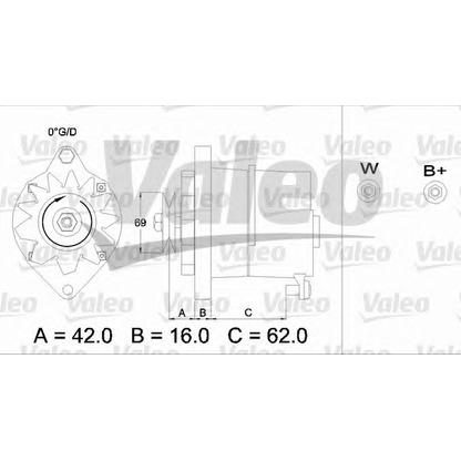 Photo Alternator VALEO 436239