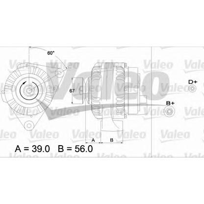 Foto Alternador VALEO 436258