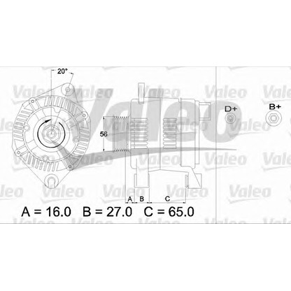 Photo Alternator VALEO 436259