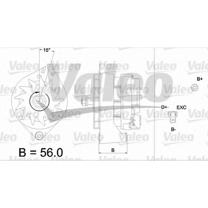 Foto Alternatore VALEO 436268