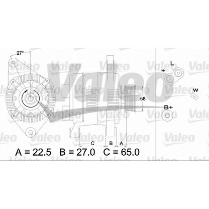 Photo Alternator VALEO 436283