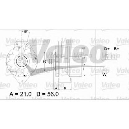 Foto Alternador VALEO 436294