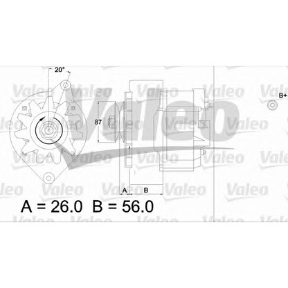 Photo Alternator VALEO 436300