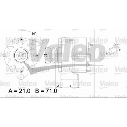 Foto Alternador VALEO 436306