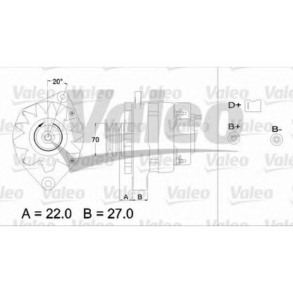 Photo Alternator VALEO 436307