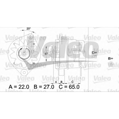 Foto Alternador VALEO 436316