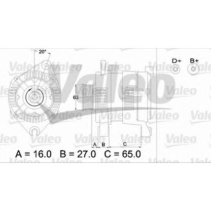 Foto Alternatore VALEO 436340