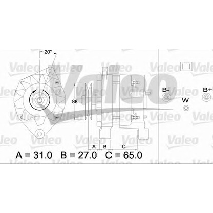 Foto Alternatore VALEO 436349