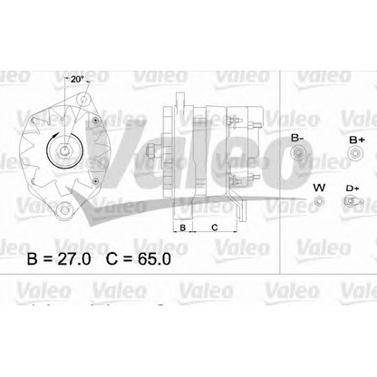 Foto Alternatore VALEO 436351