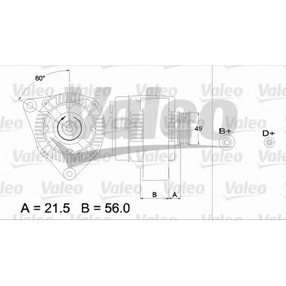 Photo Alternator VALEO 436380