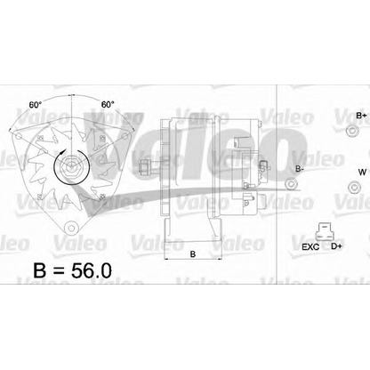 Foto Alternador VALEO 436419