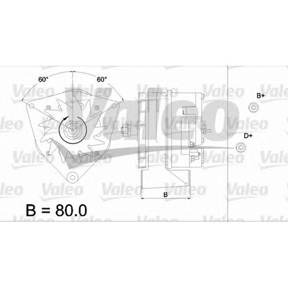 Foto Alternador VALEO 436425