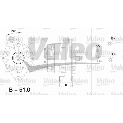 Foto Alternatore VALEO 436440