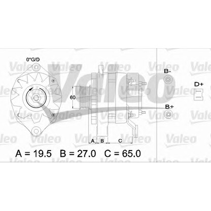 Foto Alternatore VALEO 436454