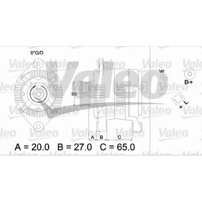 Photo Alternator VALEO 436463