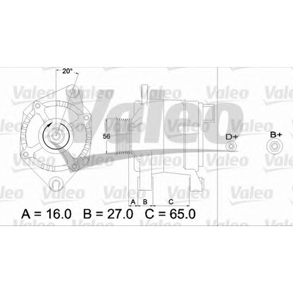 Foto Alternador VALEO 436476