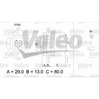 Foto Alternador VALEO 436530