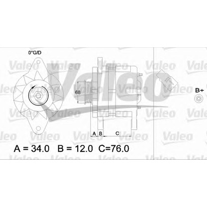 Foto Alternador VALEO 436533