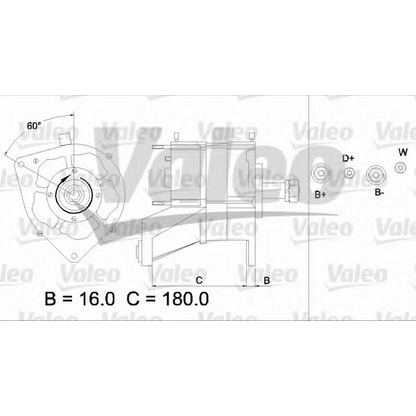 Foto Alternador VALEO 436569