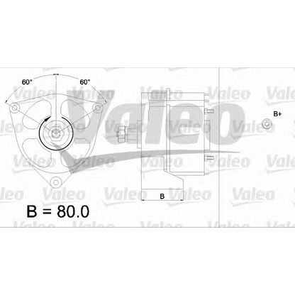 Photo Alternator VALEO 436585