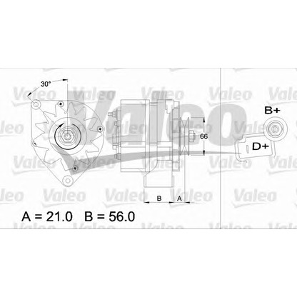 Foto Alternador VALEO 436598