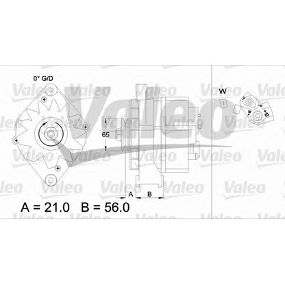 Photo Alternator VALEO 436621