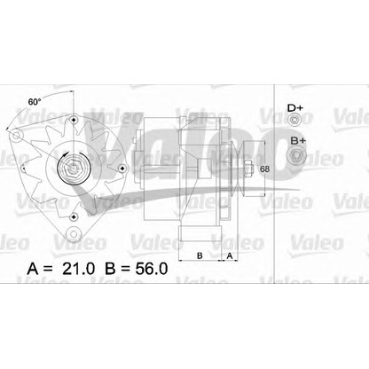 Photo Alternator VALEO 436625