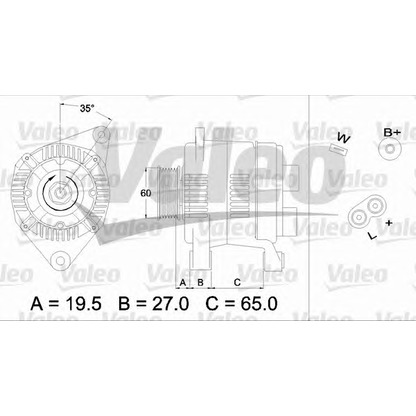 Foto Alternador VALEO 436637