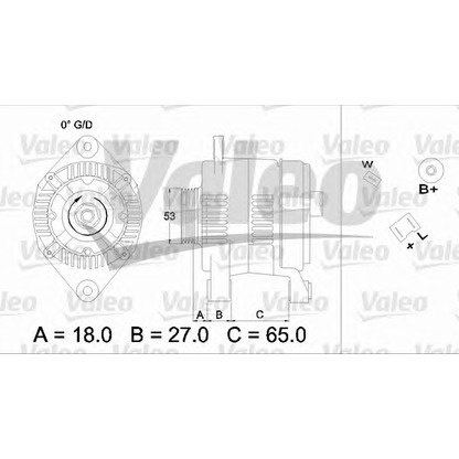 Zdjęcie Alternator VALEO 436647