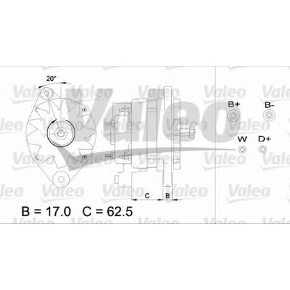 Photo Alternator VALEO 436650