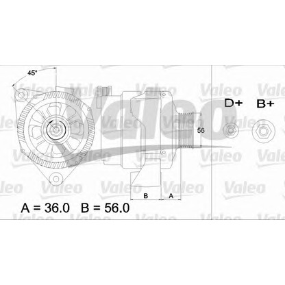 Foto Alternador VALEO 436654