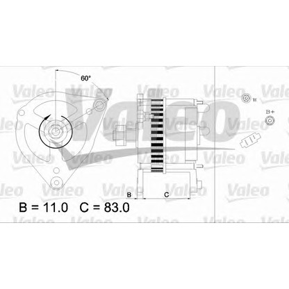 Foto Alternatore VALEO 436693