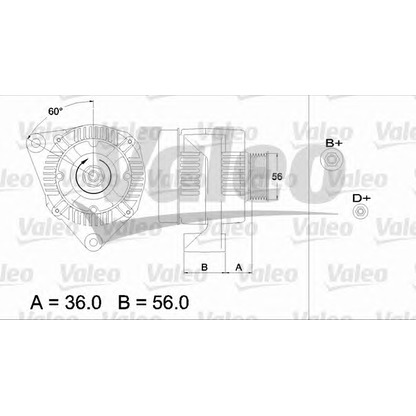 Photo Alternator VALEO 436718