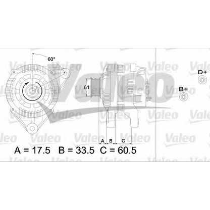 Zdjęcie Alternator VALEO 436719