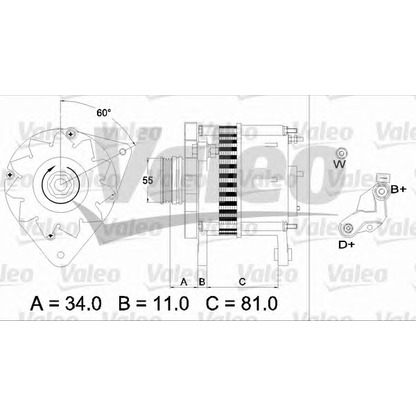 Фото Генератор VALEO 437111