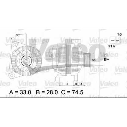 Фото Генератор VALEO 437116