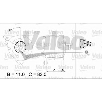 Zdjęcie Alternator VALEO 437124