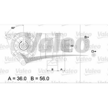 Photo Alternator VALEO 437125