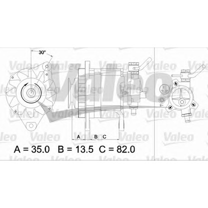 Photo Alternator VALEO 437130