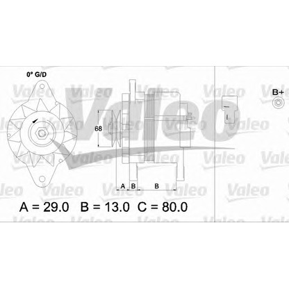 Foto Alternatore VALEO 437149