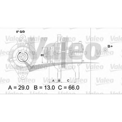 Foto Alternador VALEO 437157