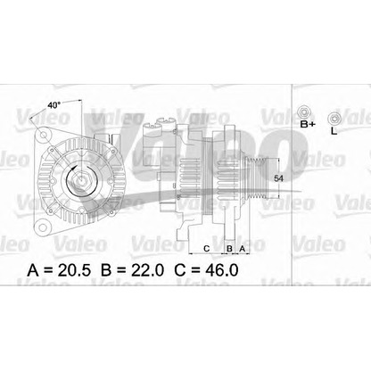 Photo Alternator VALEO 437171